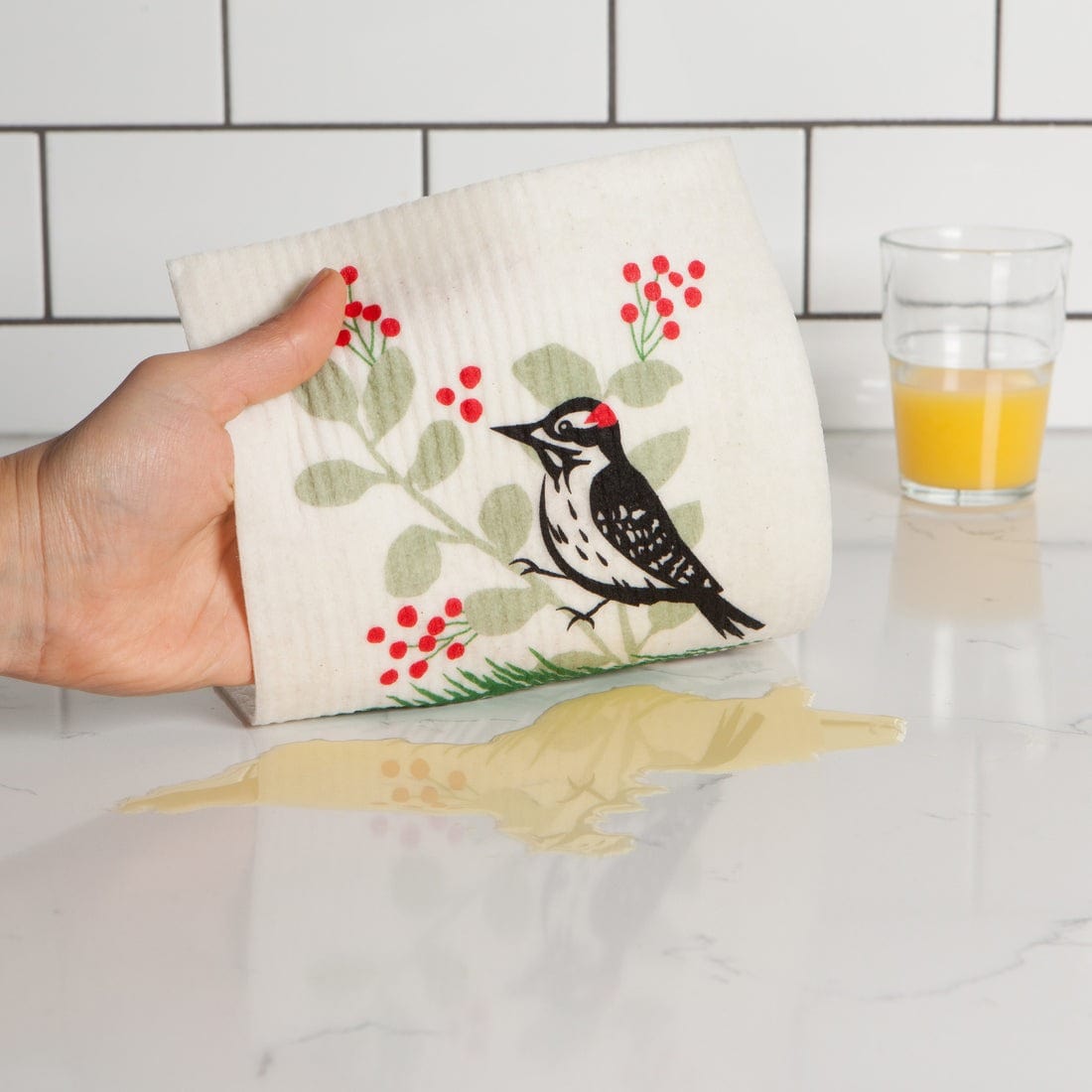 Cleaning & Floormats Now Designs - Ecologie Forest Woodpecker Swedish Sponge Cloth