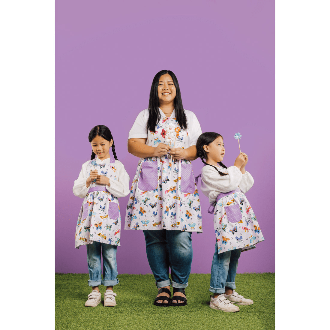 Linen Now Designs - Flutter By Minnie Kid's Apron