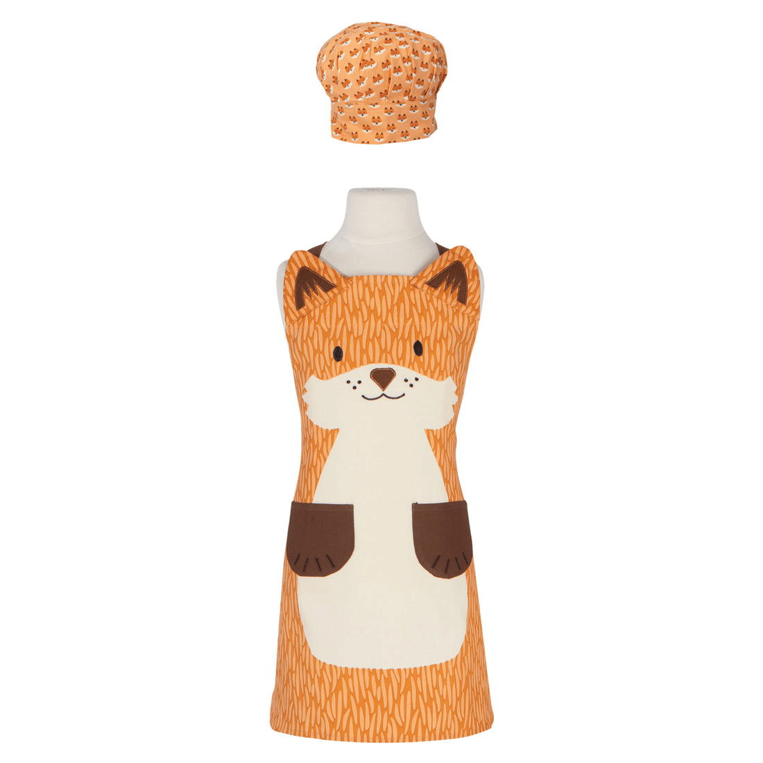 Linen Now Designs - Fox Daydream Kids Apron & Hat Set