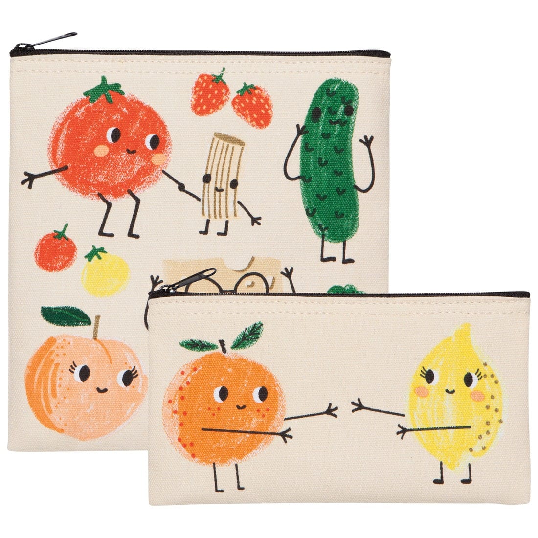 Travel & Storage Now Designs - Funny Food Snack Bags - Set of 2