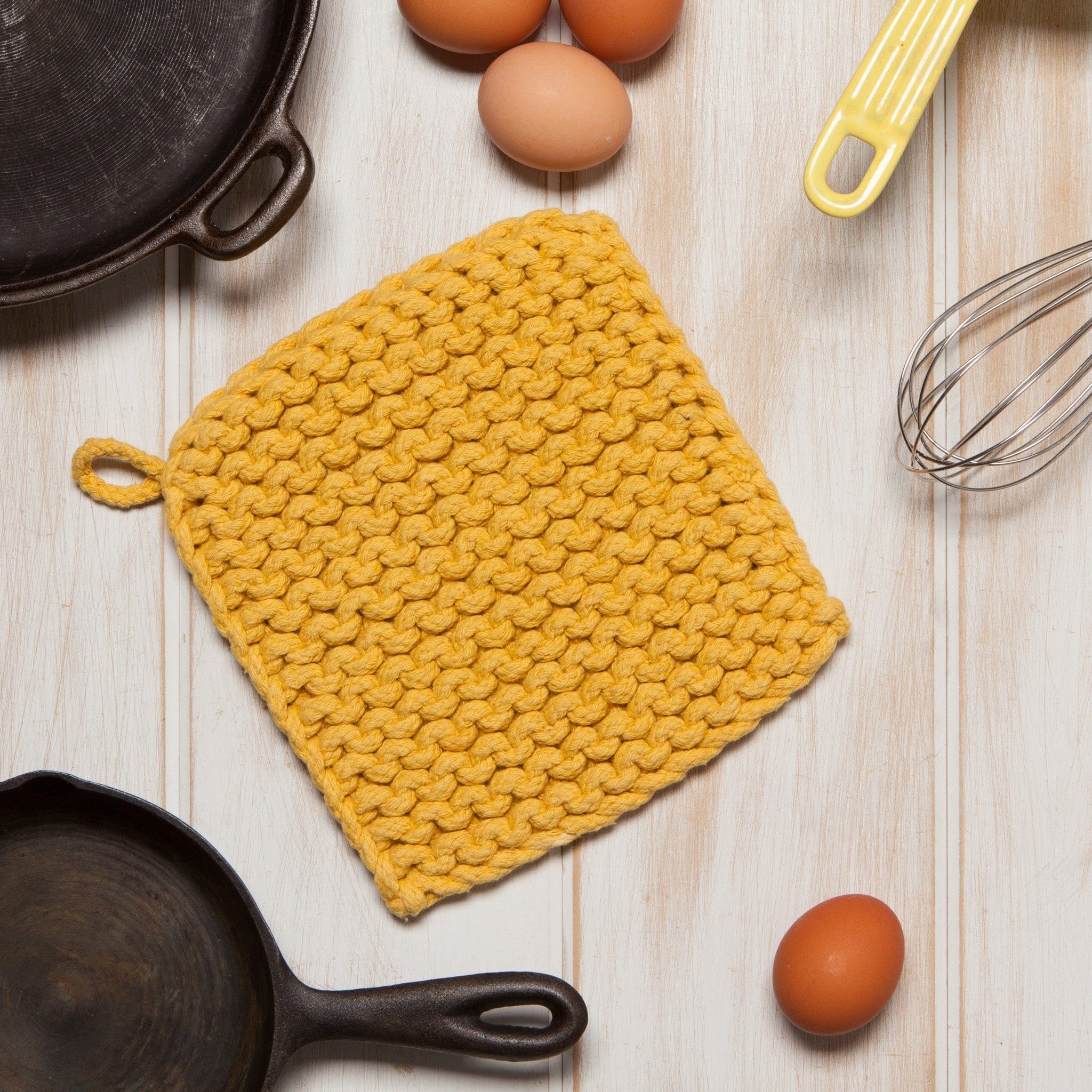 Linen Now Designs Knit Pot Holder - Multiple Colors