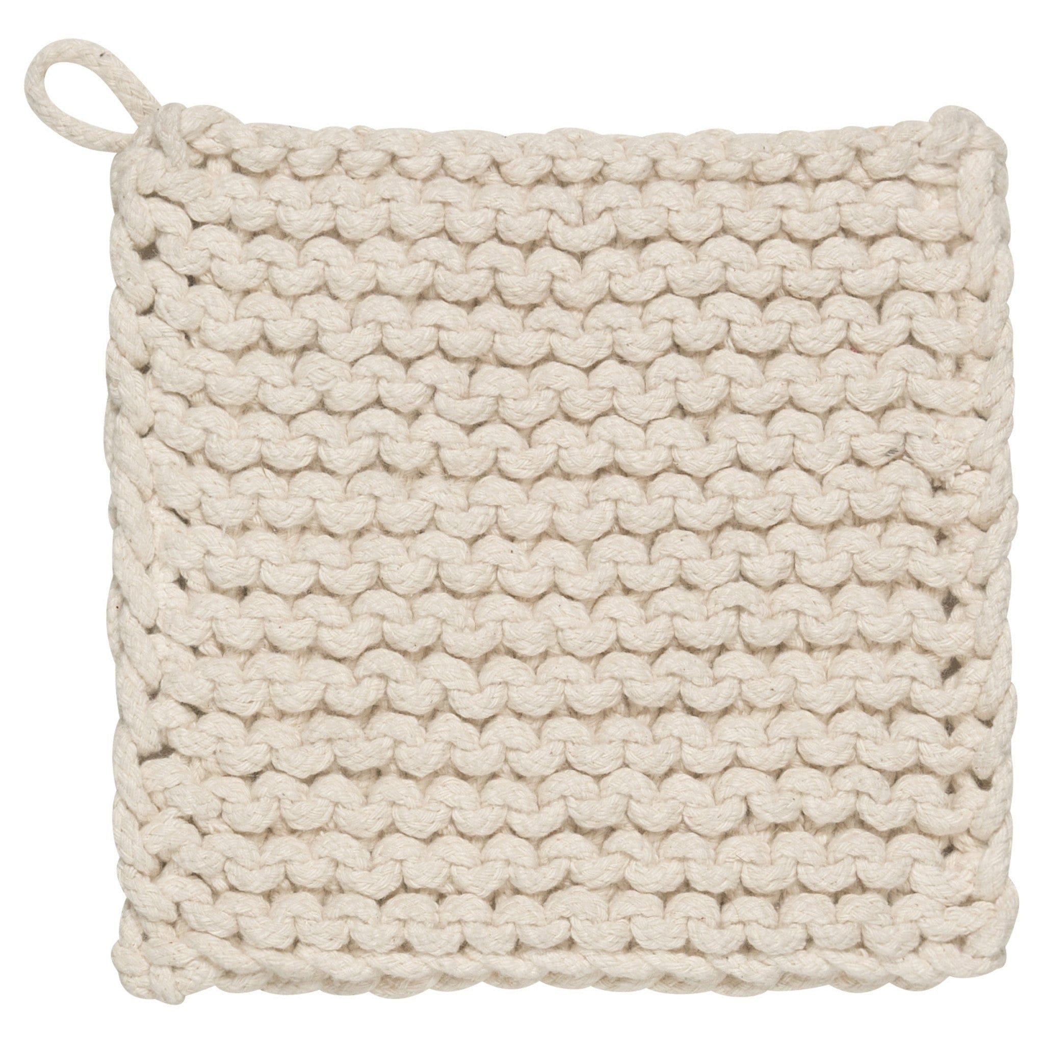 Linen Now Designs Knit Pot Holder - Multiple Colors