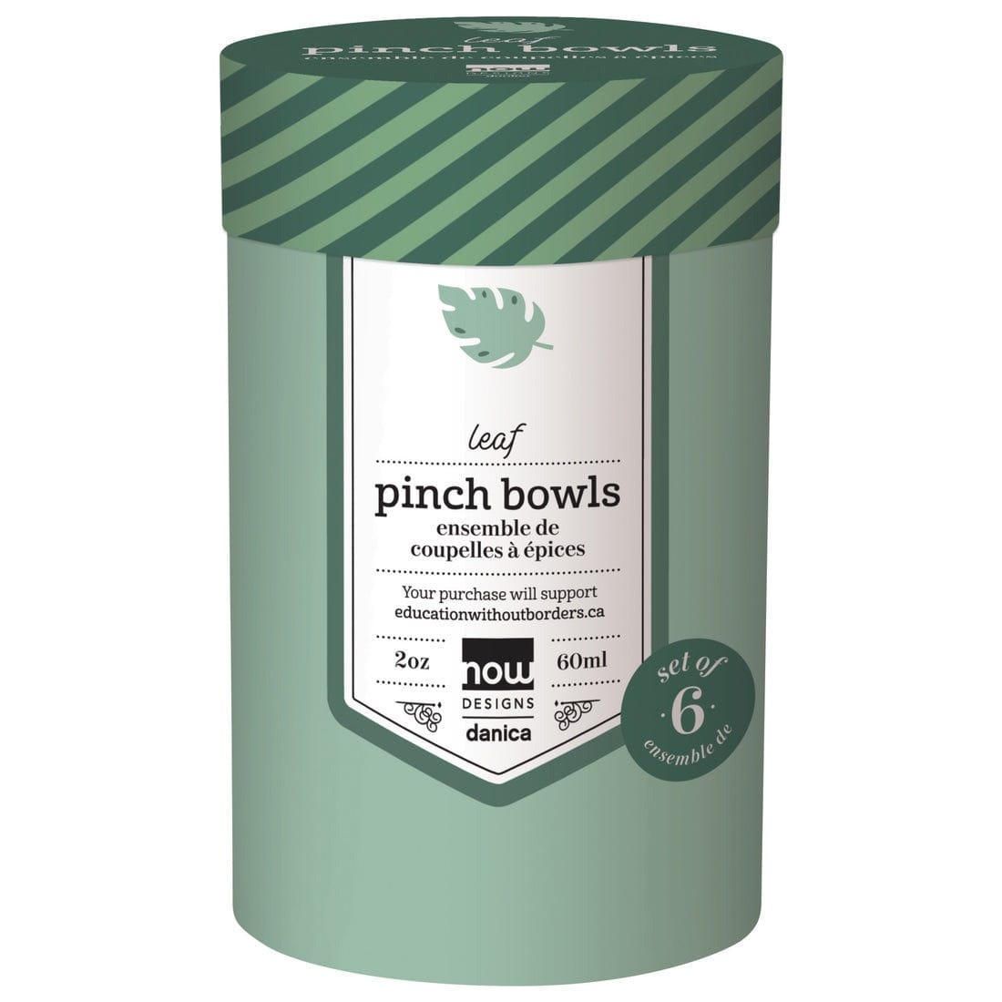 Table & Counter Accessories Now Designs - Leaf Pinch Bowls - Set of 6