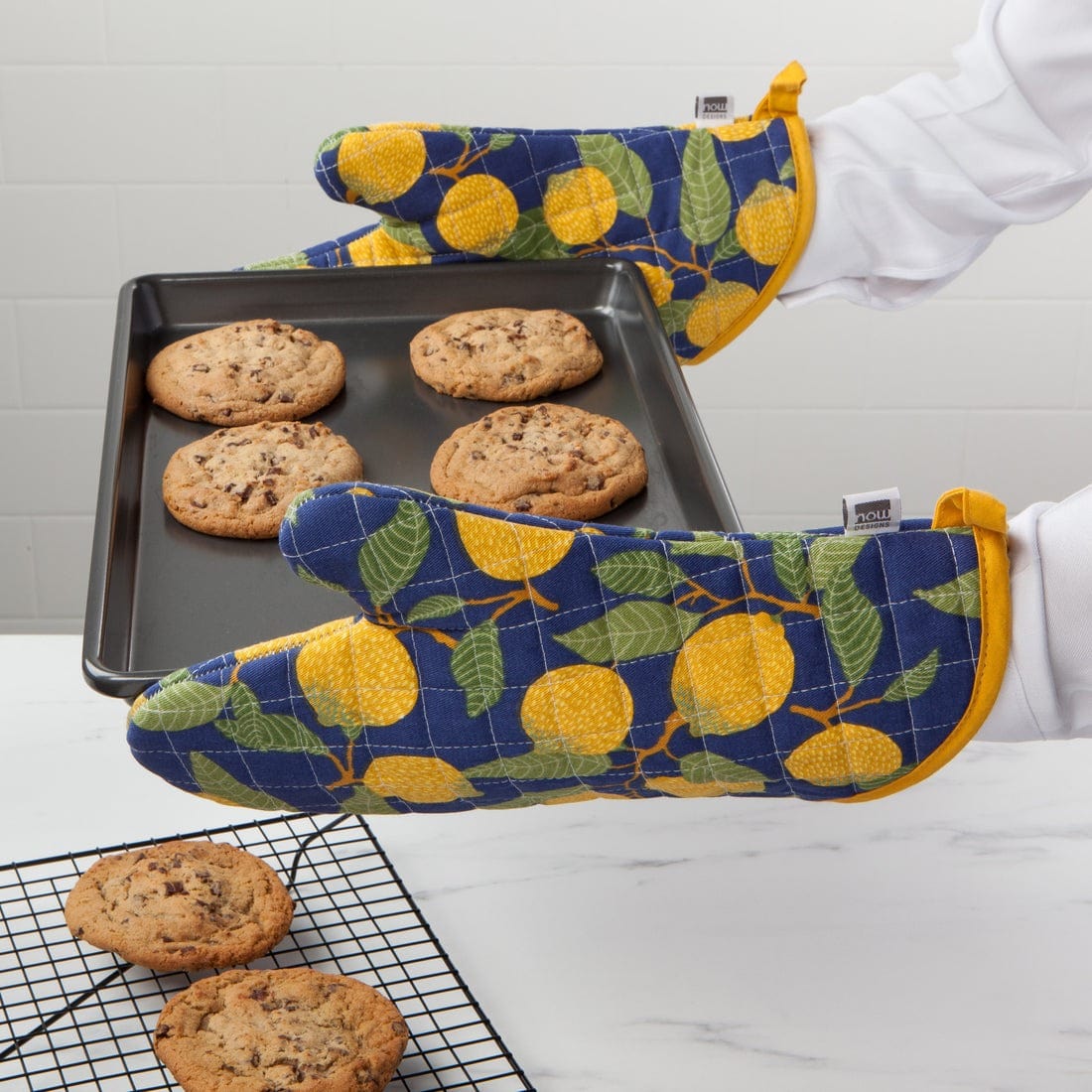 Linen Now Designs - Lemons Chef Oven Mitt