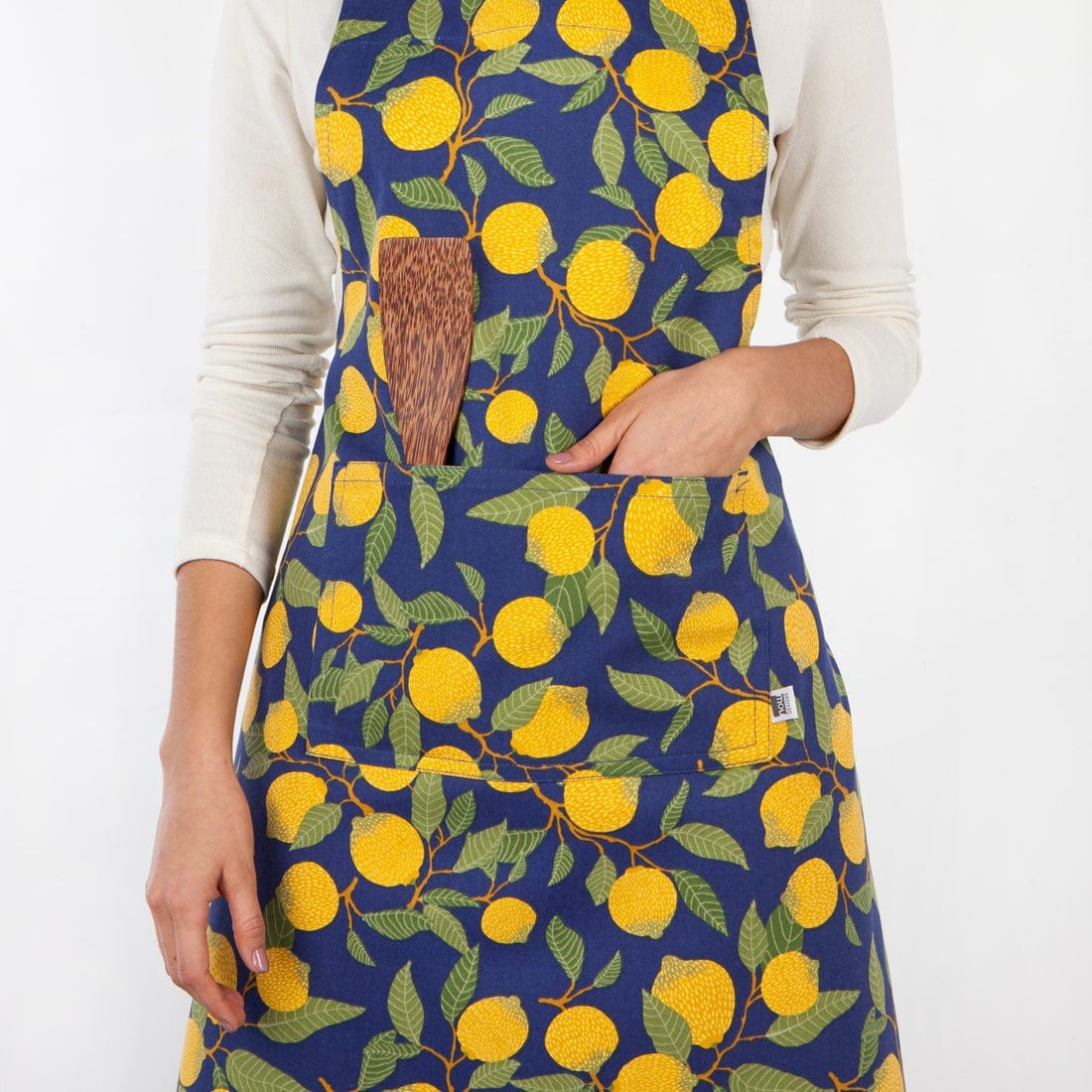 Linen Now Designs - Lemons Cotton Chef's Apron