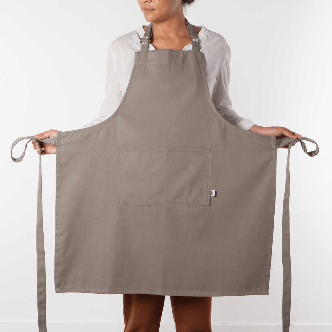 Linen Now Designs - London Gray Chef's Apron