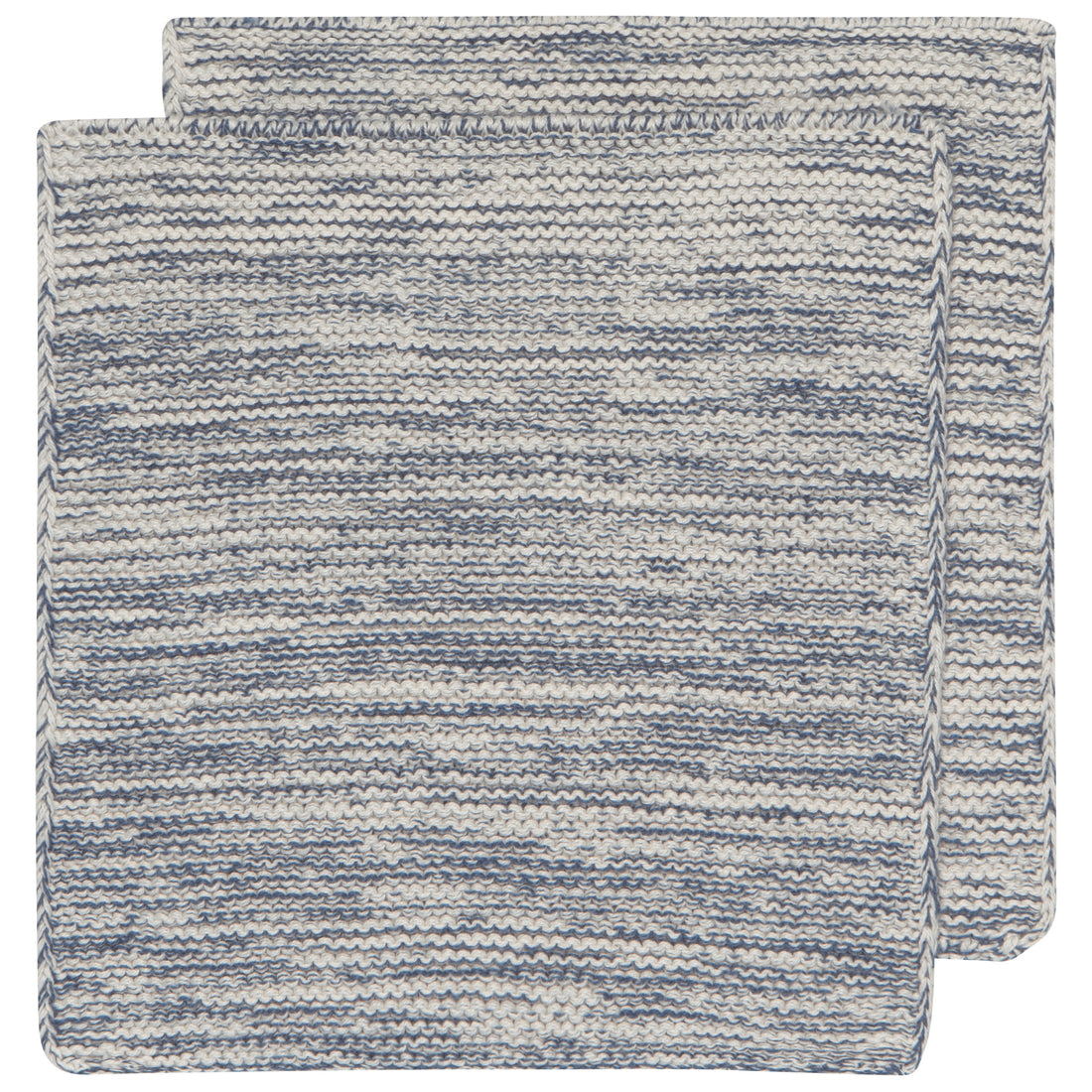 Linen Now Designs - Midnight Blue Knit Dishcloths - Set of 2