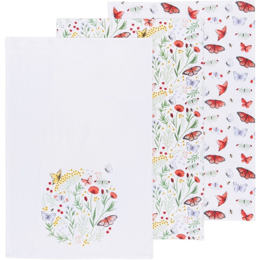 Linen Now Designs - Morning Meadow Bakers Floursack Dishtowels - Set of 3