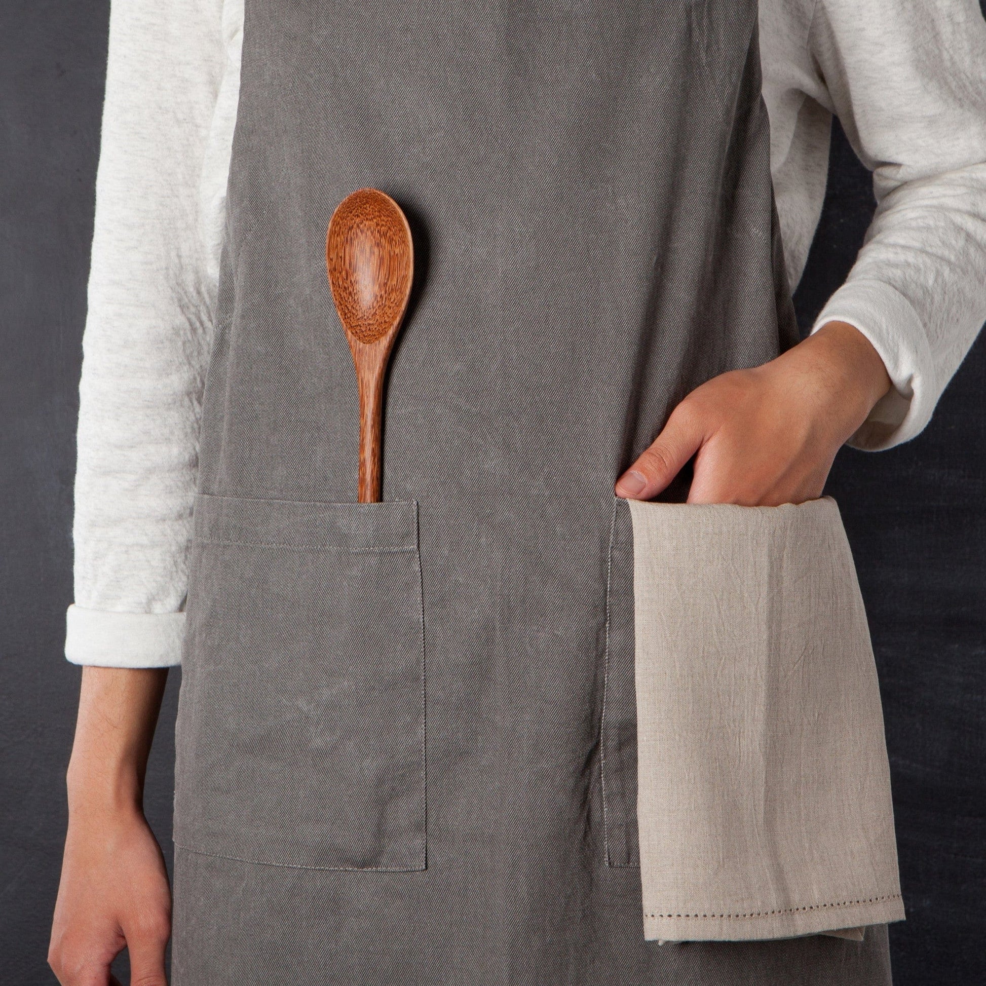 Linen Now Designs Stonewash Aprons - Multiple Colors