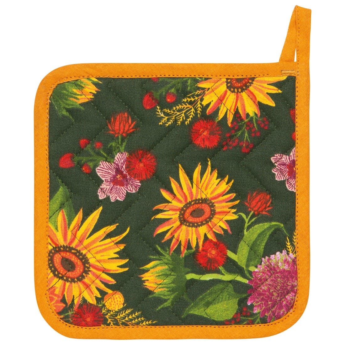 Linen Now Designs - Sunflower Splendor Chef Potholder