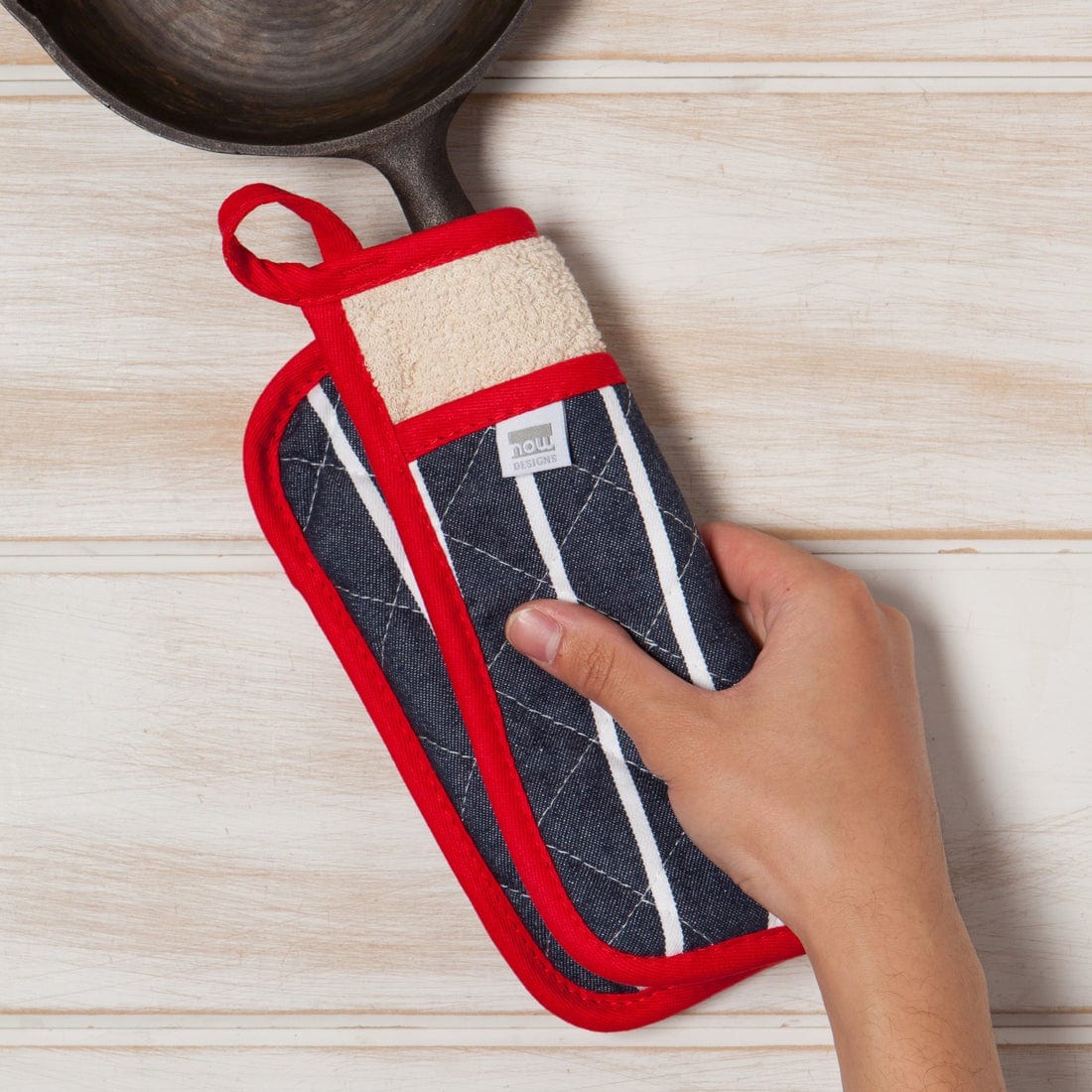 Linen Now Designs - Superior Butcher Stripe Potholder