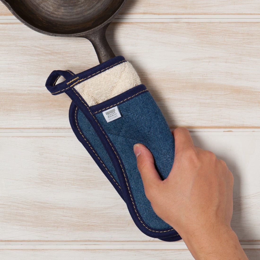 Linen Now Designs - Superior Denim Potholder