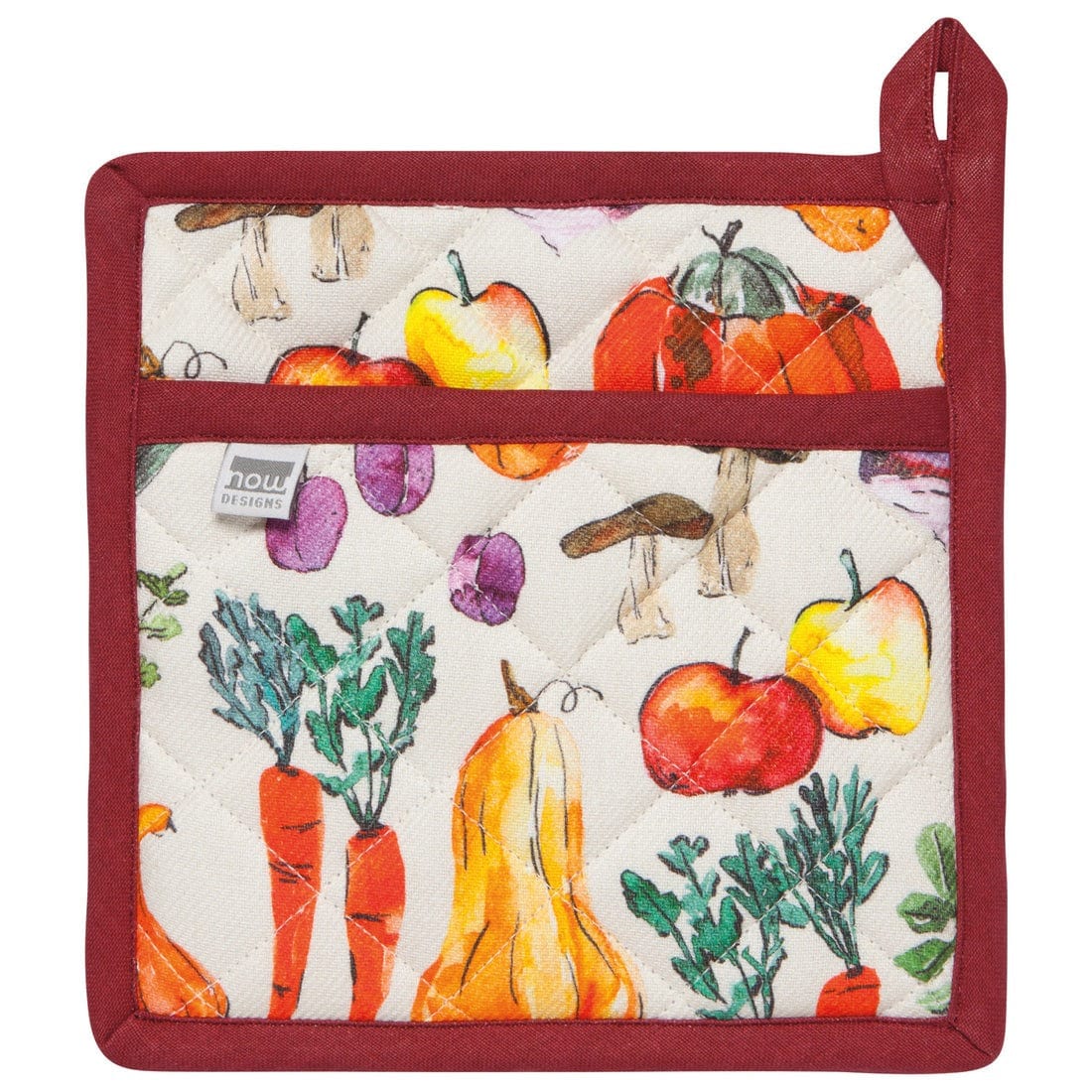 Linen Now Designs - Veggie Stand Spruce Potholder
