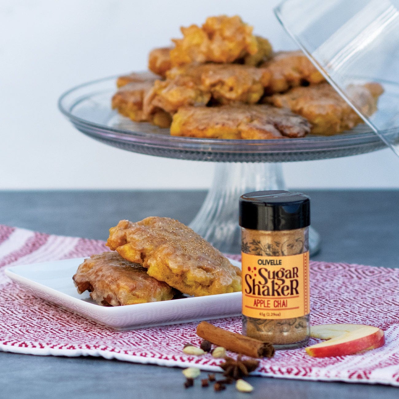 Food Olivelle - Apple Chai Sugar Shaker - 3 oz