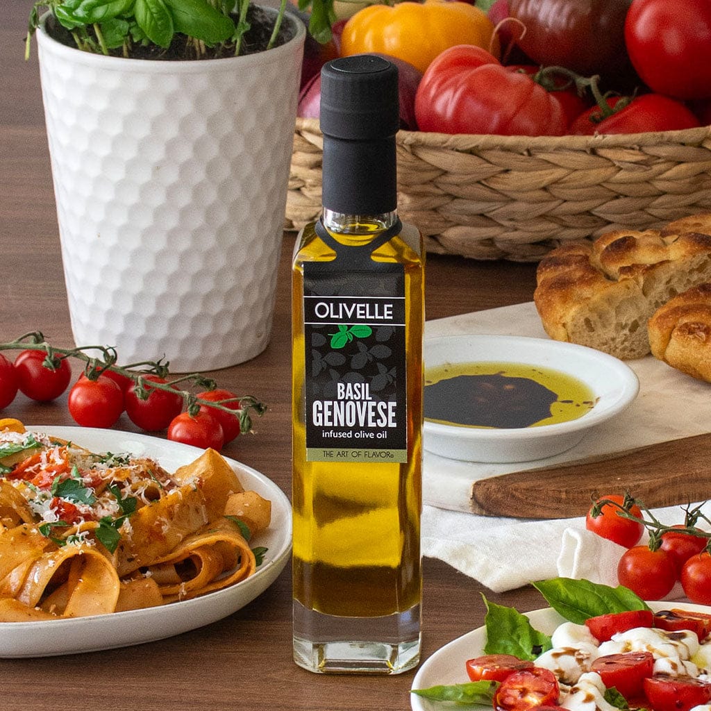 Food Olivelle Infused ExVirgin Olive Oil - Basil Genovese - Gluten Free