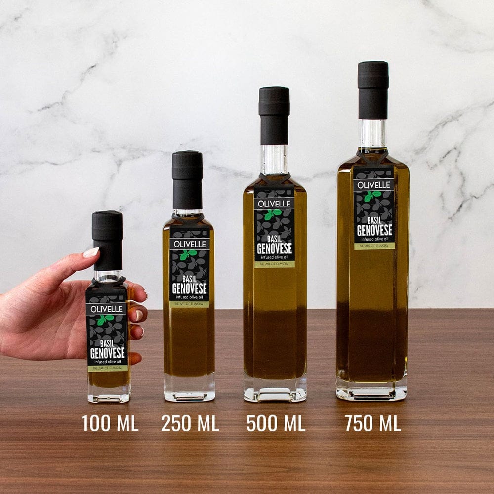 Food Olivelle Infused ExVirgin Olive Oil - Basil Genovese - Gluten Free