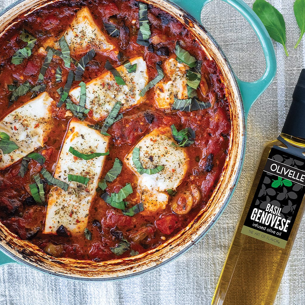 Food Olivelle Infused ExVirgin Olive Oil - Basil Genovese - Gluten Free