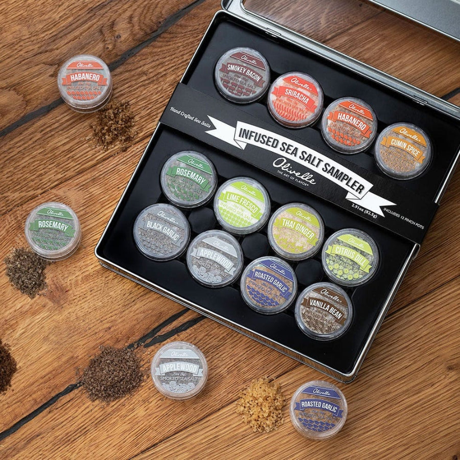 Food Olivelle Infused Sea Salt Sampler (12 pod set)