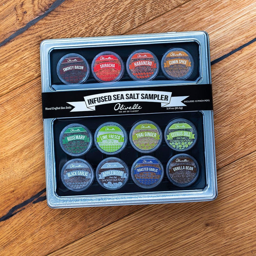 Food Olivelle Infused Sea Salt Sampler (12 pod set)