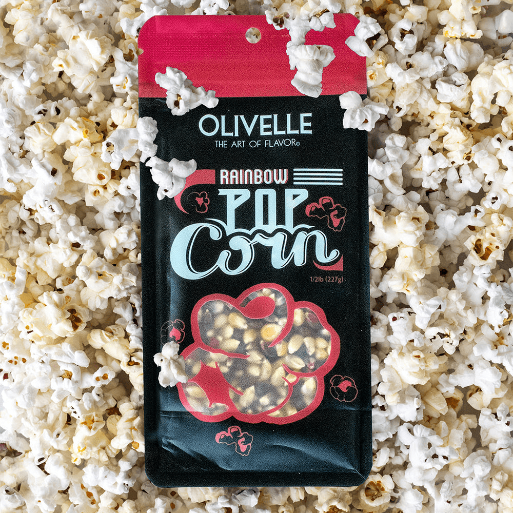 Food Olivelle Rainbow Popcorn, 8 oz.