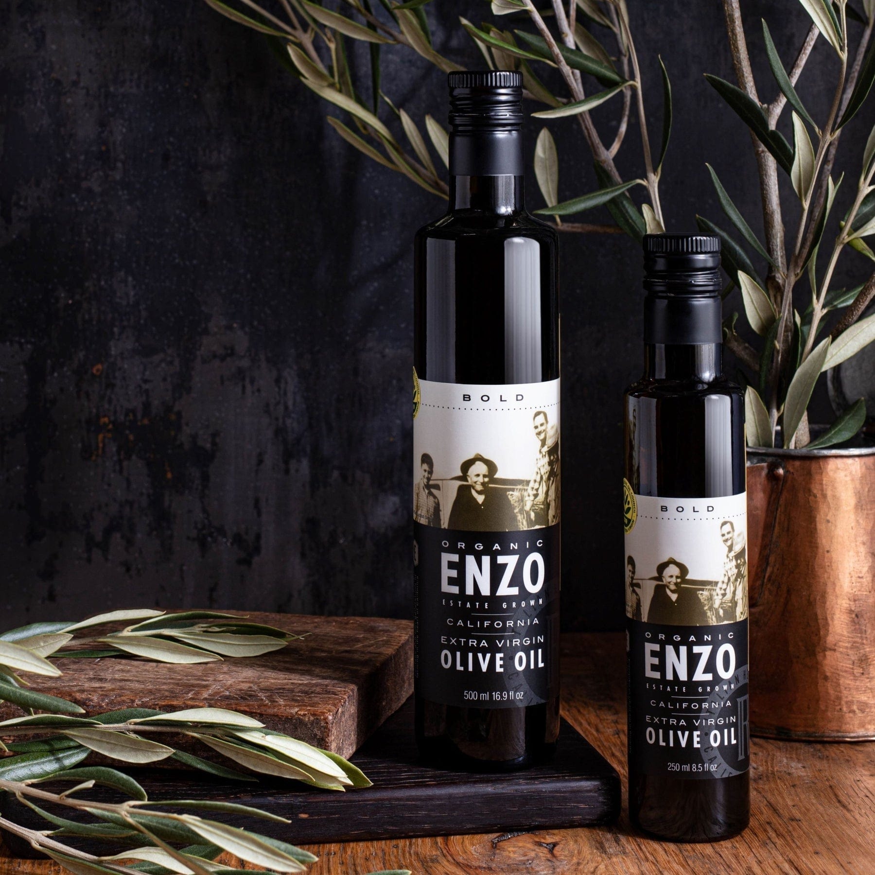 Food Enzo Organic Extra Virgin Olive Oil - Bold