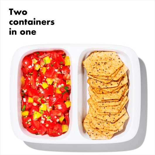 Travel & Storage Oxo Prep & Go 2cup Divided Container