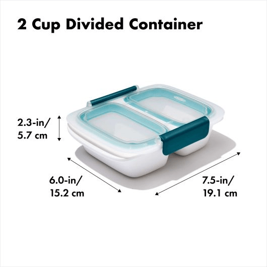 Travel & Storage Oxo Prep & Go 2cup Divided Container
