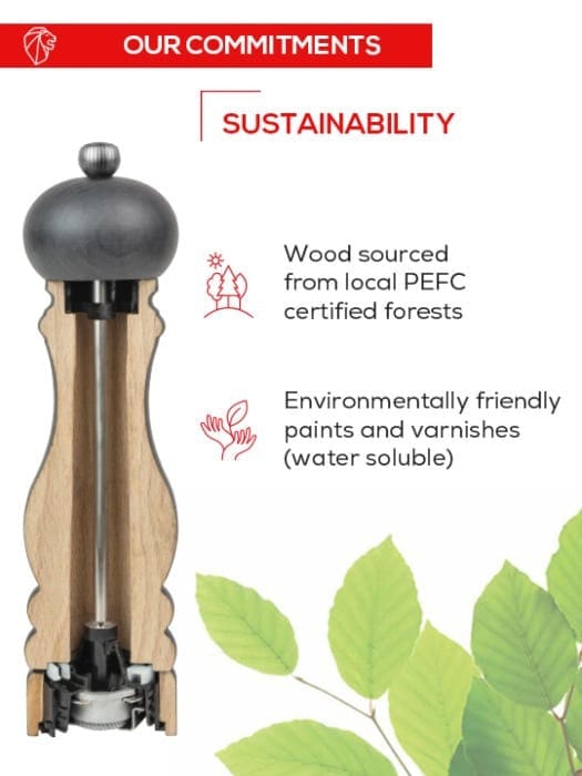 Table & Counter Accessories Peugeot BBQ Pepper Mill Graphite 12"