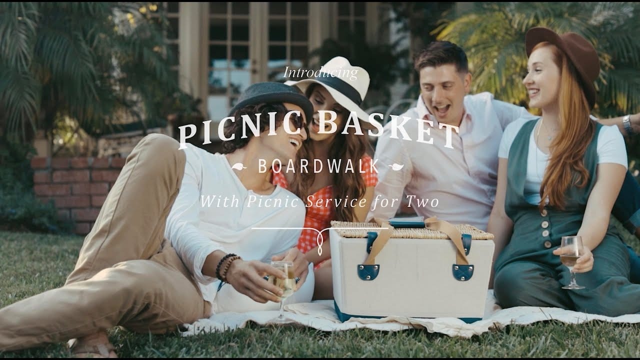 Outdoor, Travel & Storage Picnic Time Boardwalk Service-for-Two Picnic Basket