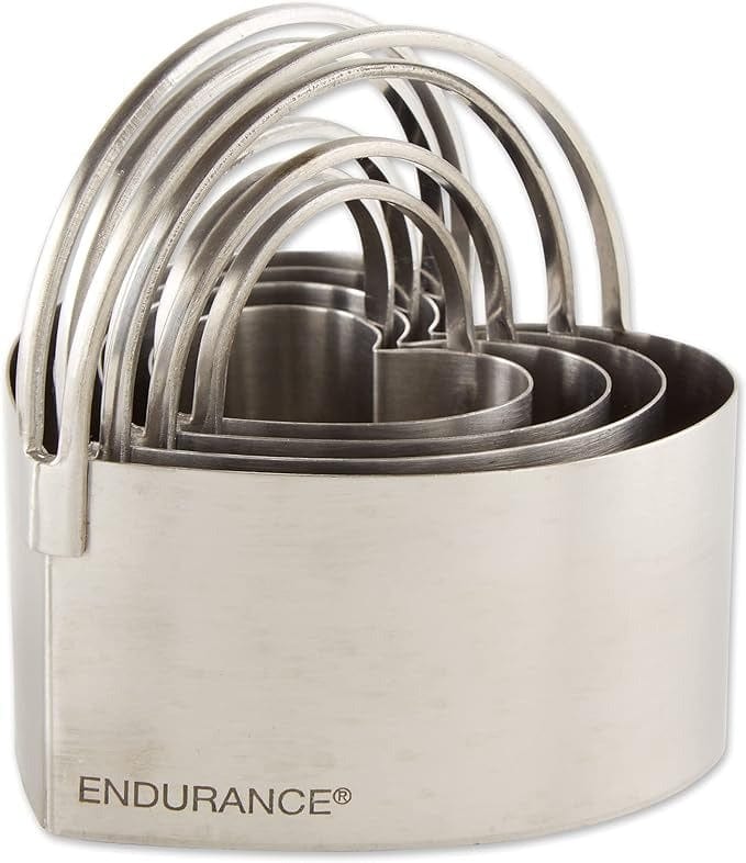 Tools & Accessories RSVP Biscuit Cutter Heart - Set of 4