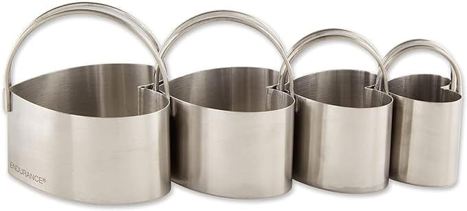 Tools & Accessories RSVP Biscuit Cutter Heart - Set of 4