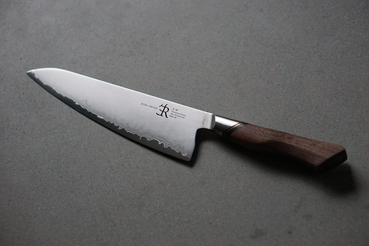 Cutlery Ryda Knives A30 Damascus Steel Chef Knife