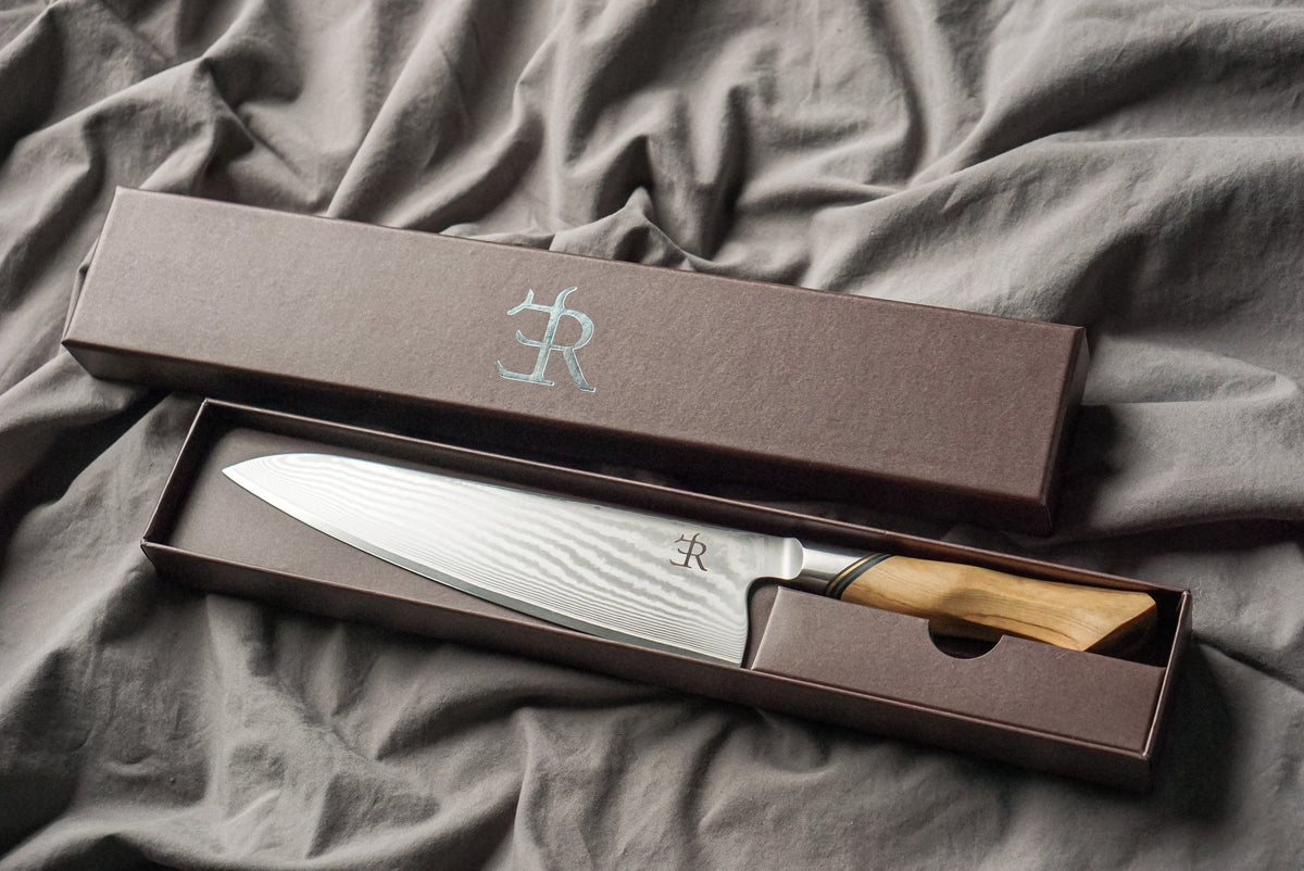 Cutlery Ryda Knives A73 Damascus Steel Chef Knife, 8"