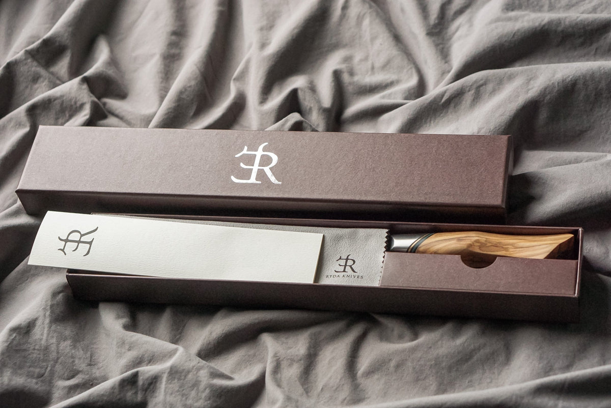 Cutlery Ryda Knives A73 Damascus Steel Chef Knife, 8"