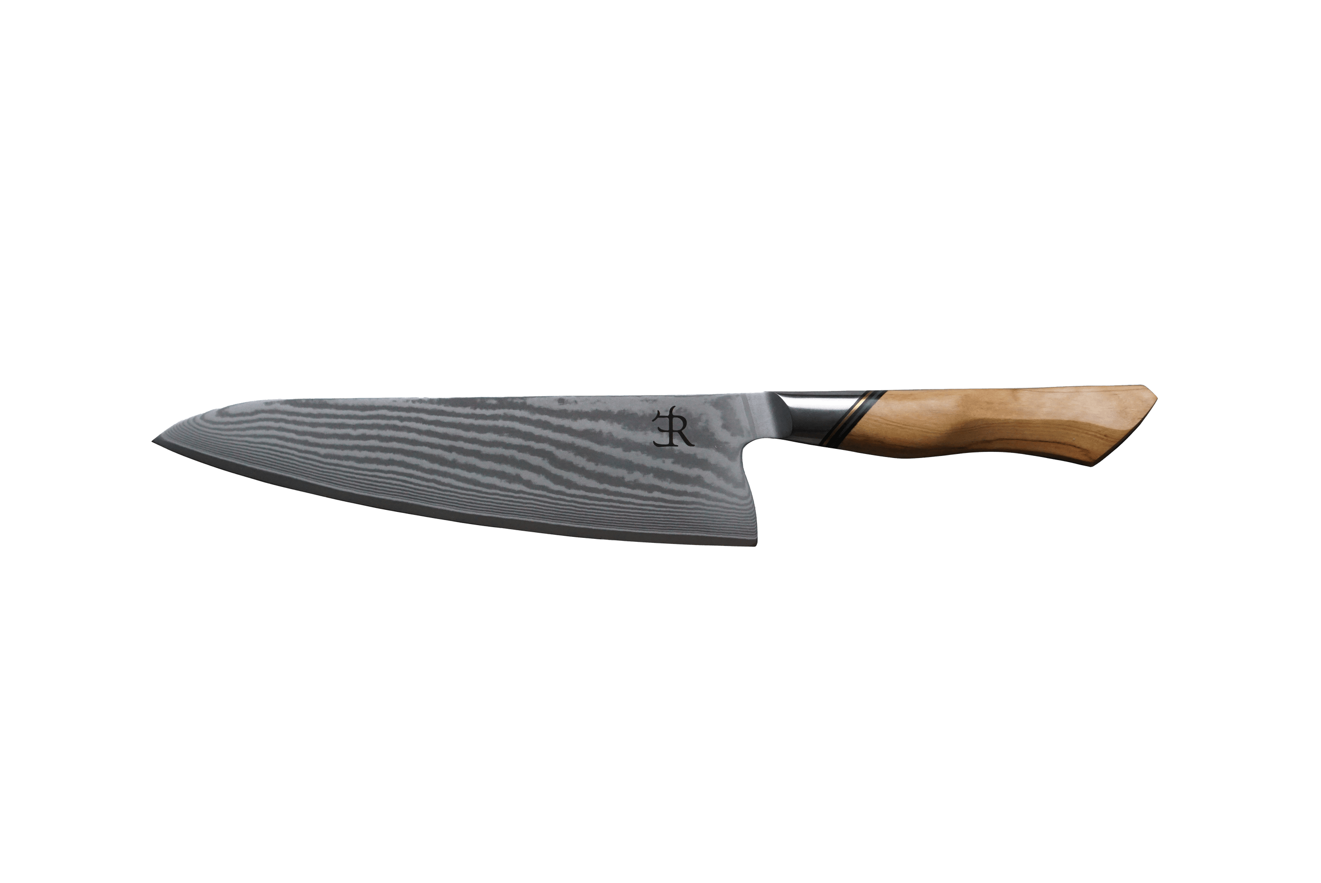Cutlery Ryda Knives A73 Damascus Steel Chef Knife, 8"