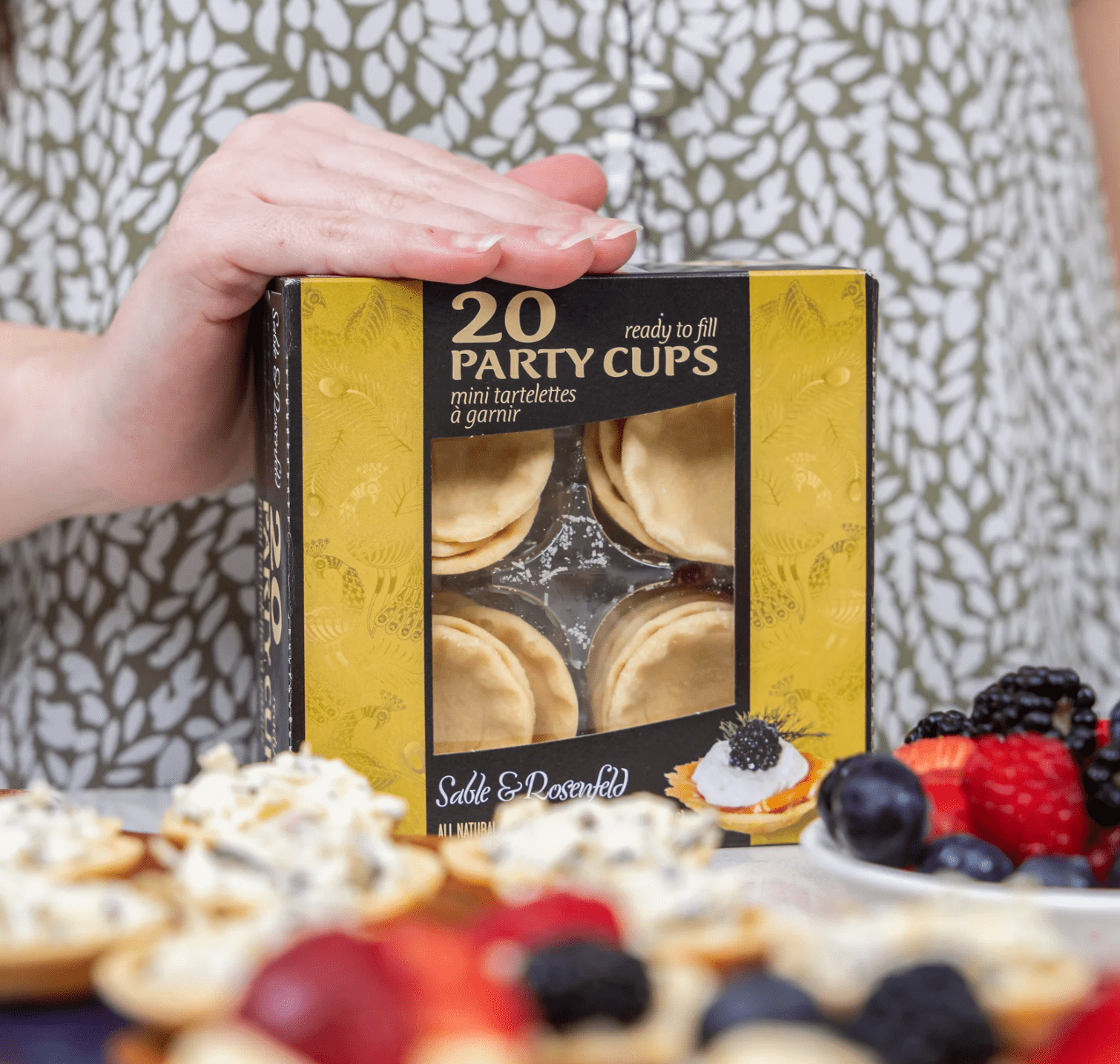 Food Sable & Rosenfeld All-Natural Party Cups - 20-Pack