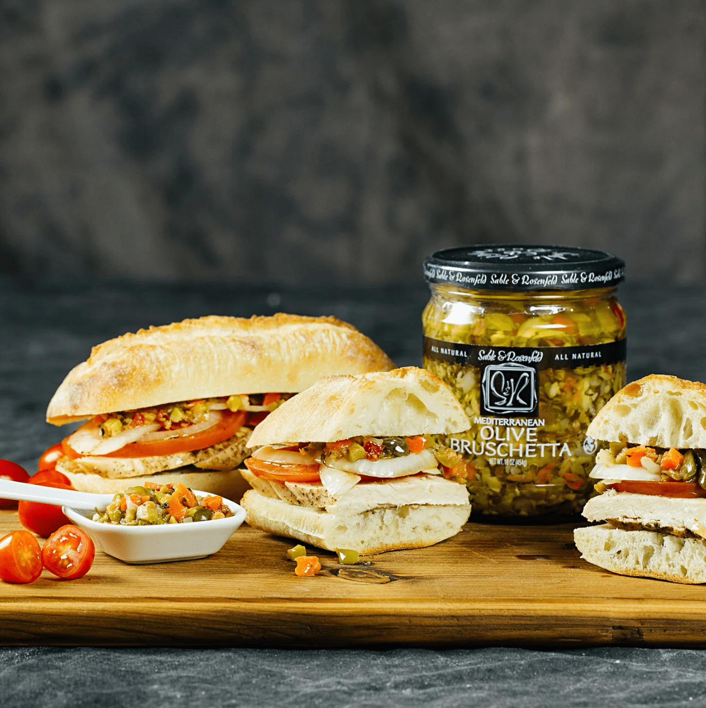 Food Sable & Rosenfeld Mediterranean Bruschetta - 16oz.