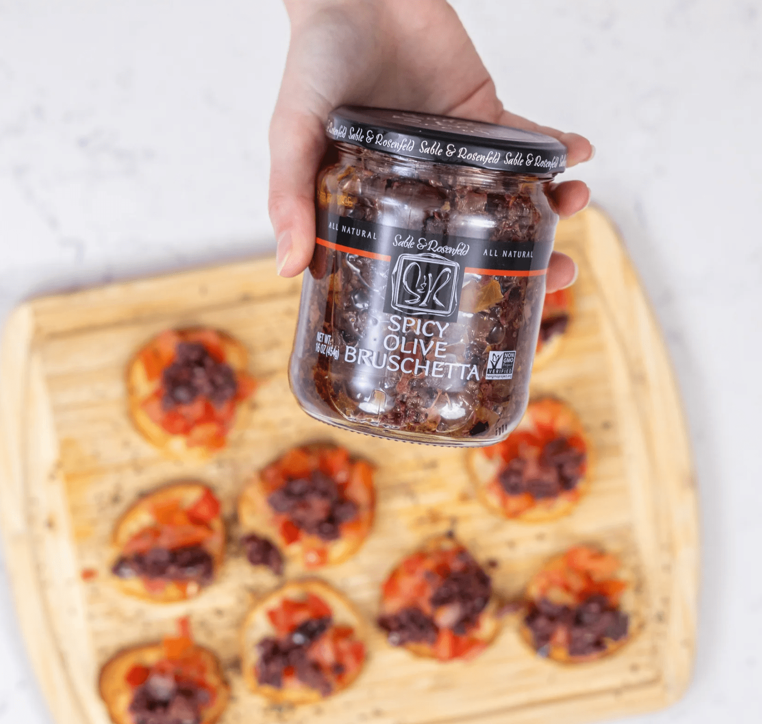 Food Sable & Rosenfeld Spicy Bruschetta - 16oz.