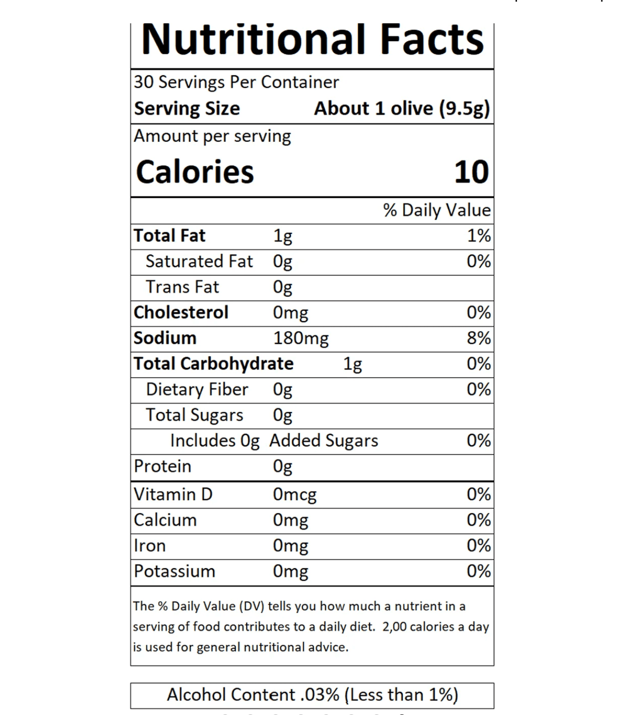 Food Sable & Rosenfeld Tipsy Olives - 10.6 oz.