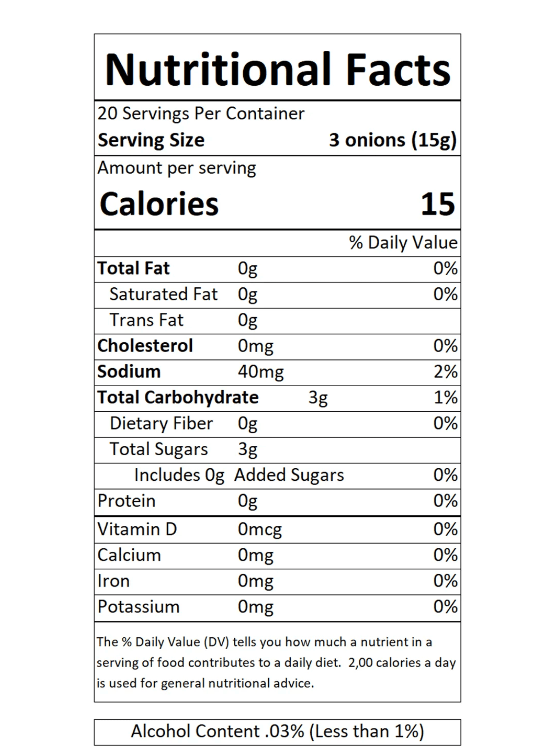 Food Sable & Rosenfeld Tipsy Onions - 10.9 oz.