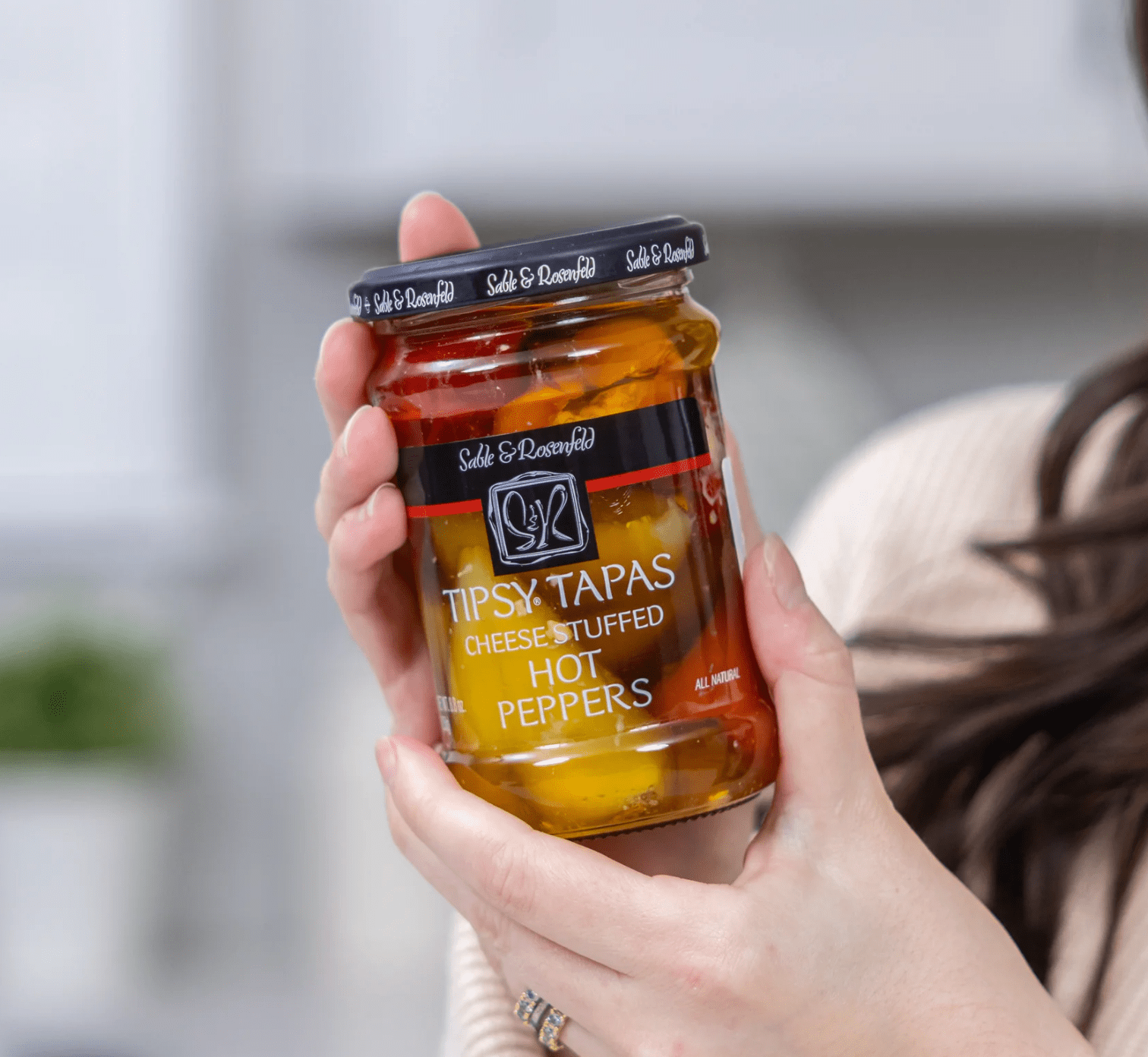 Food Sable & Rosenfeld Tipsy Tapas Hot Peppers - 8.8oz.