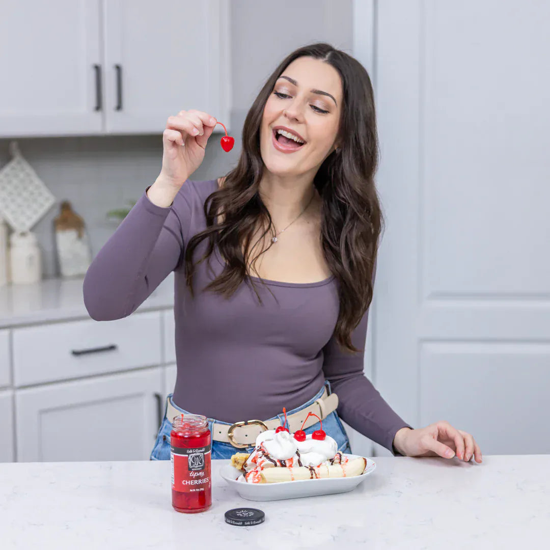 Food Sable & Rosenfeld Whiskey Tipsy Cherries - 10 oz.