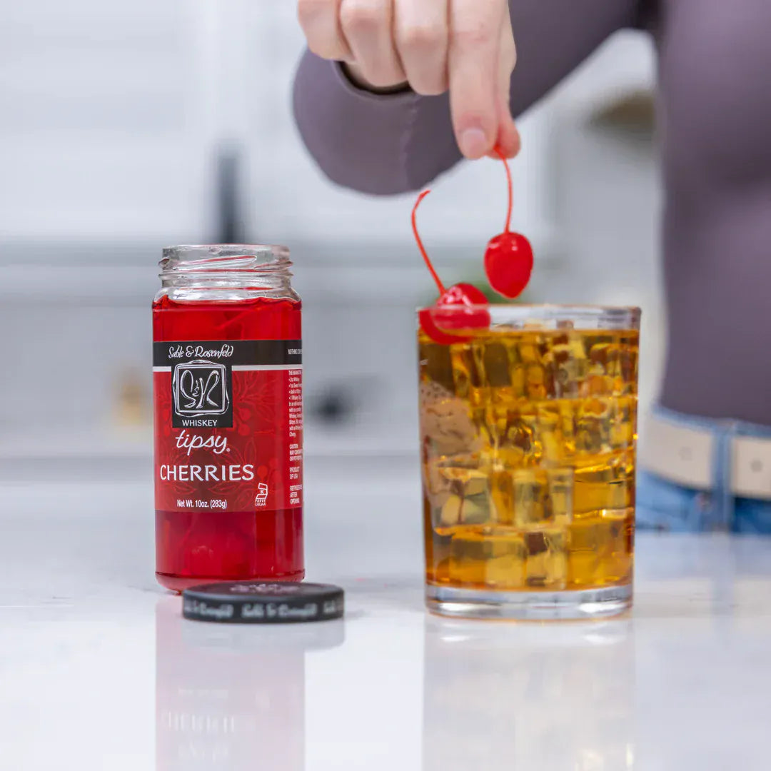 Food Sable & Rosenfeld Whiskey Tipsy Cherries - 10 oz.
