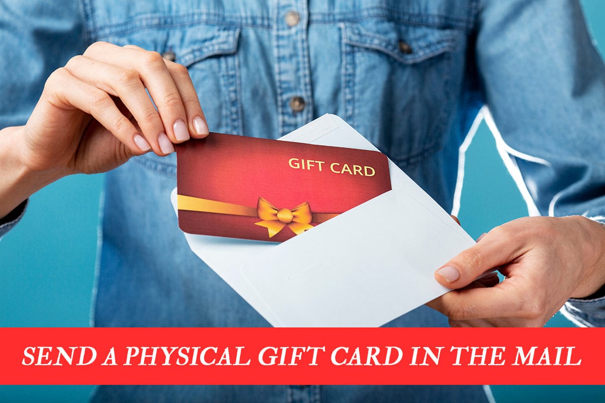 Gift Card Send by Mail! Toque Blanche Gift Card