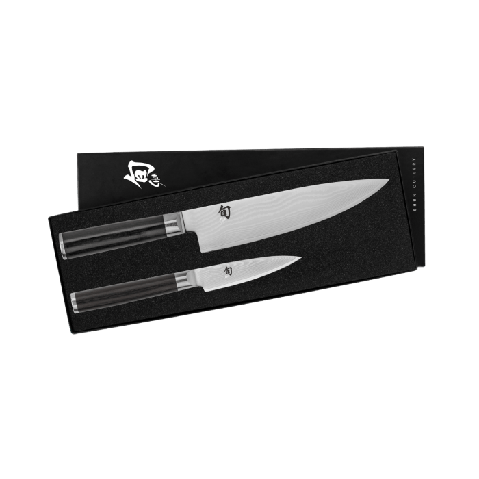 Cutlery Shun - Classic 2 Piece Starter Set - 8" Chef's Knife, 3.5" Paring Knife