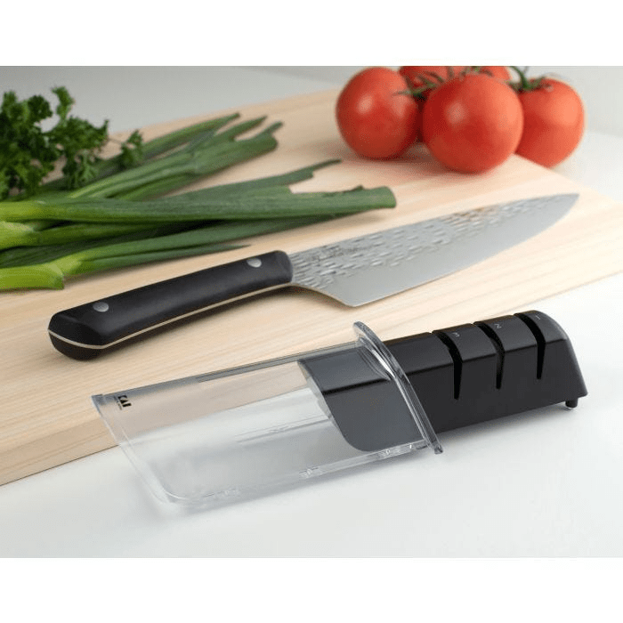 Cutlery Shun Kai Diamond & Ceramic Retractable Sharpener