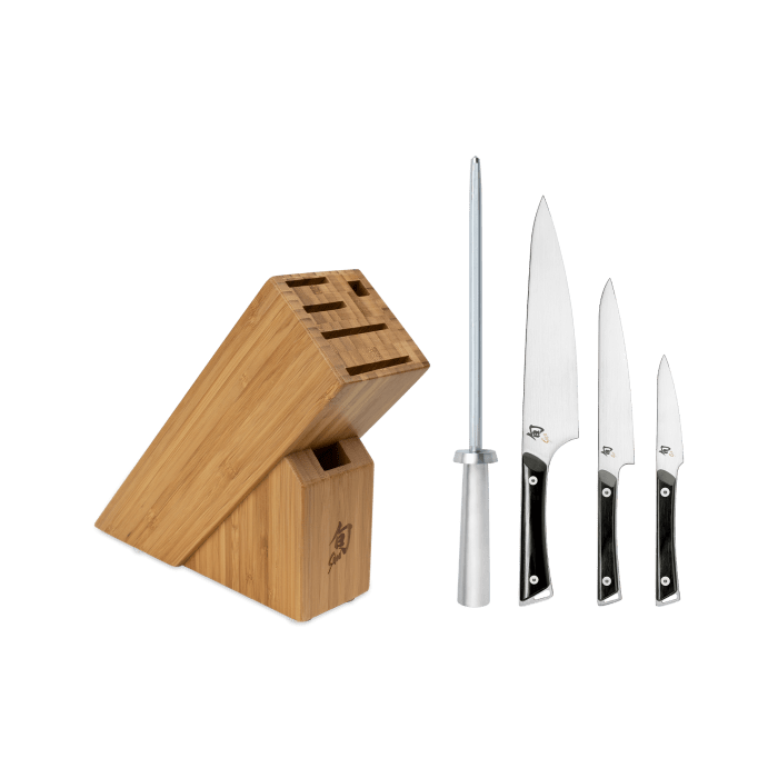 Cutlery Shun Kazahana 5 pc Starter Block Set