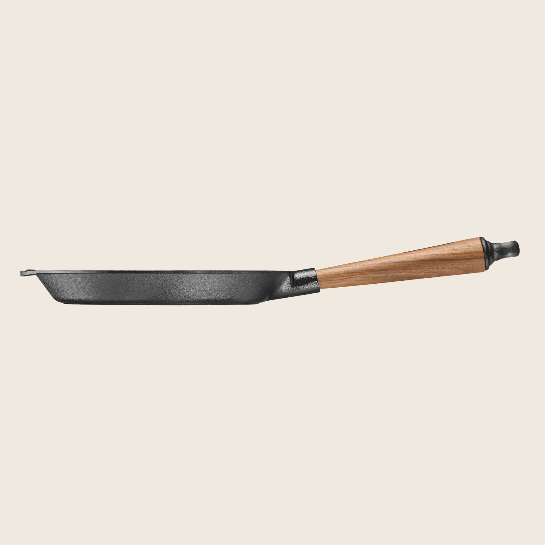 Cookware Skeppshult Cast Iron Skillet with Walnut Handle, 9.5"