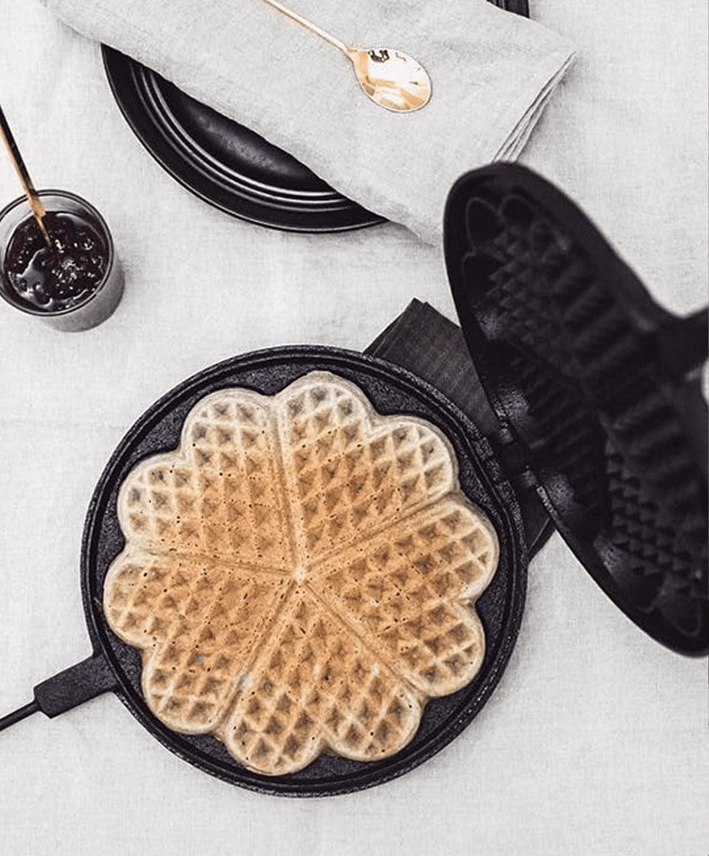 Cookware Skeppshult Cast Iron Waffle Iron, 8.25"