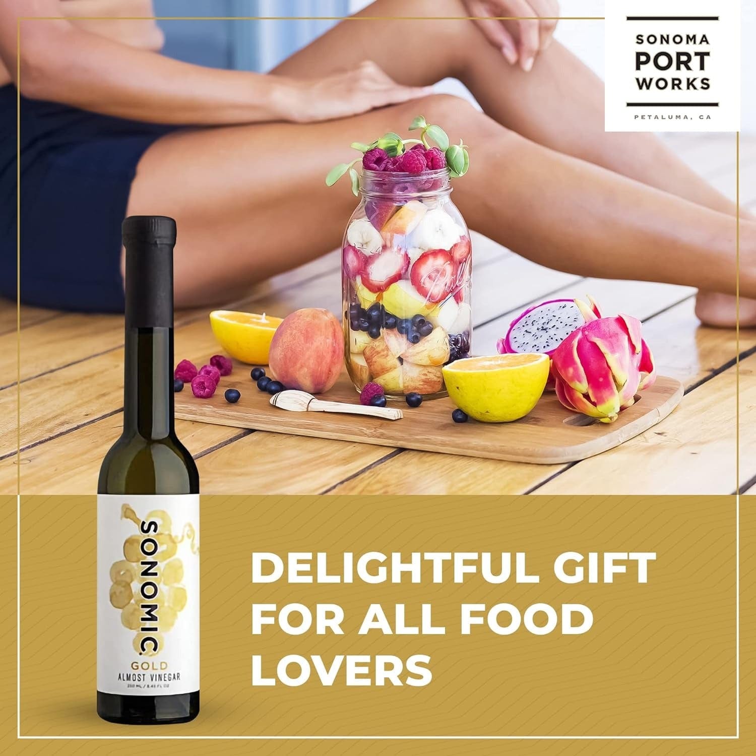 Food Sonomic Almost Vinegar, Gold (Muscat)